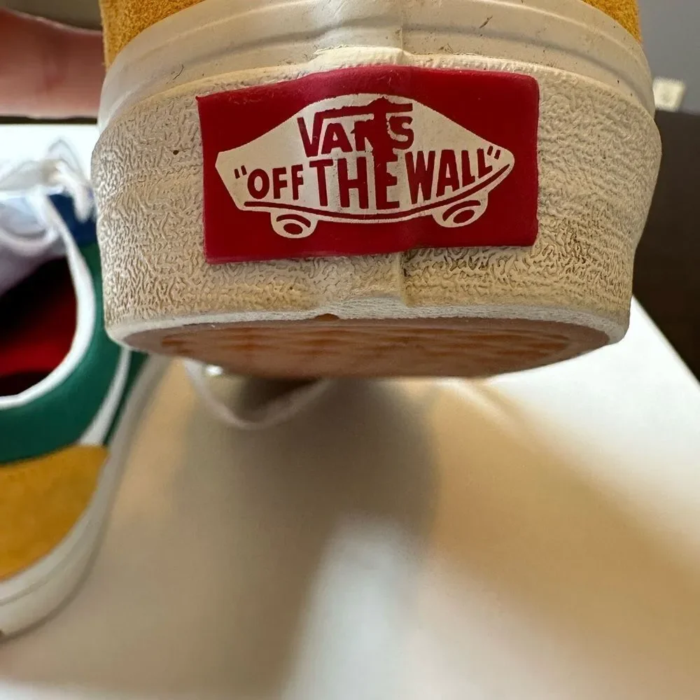 VANS Unisex Yacht Club Old Skool Classic Suede Sneakers Multi-Color Size M5.5/W7